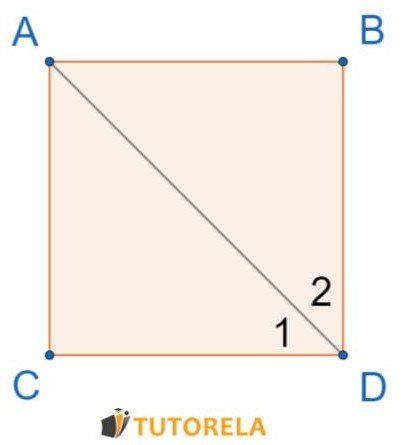 4 - Given the square ABCD