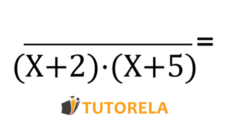 trazaremos una raya fraccionaria y lo escribiremos