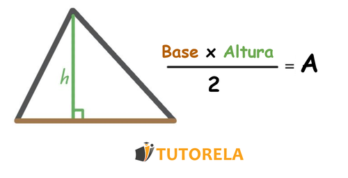 la fórmula general para calcular el área de los triángulos