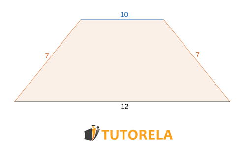Exercise 6 Given the trapezoid of the figure