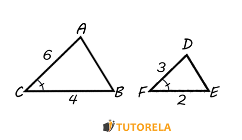 Example 2 Given the two triangles
