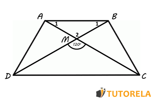 Given the isosceles trapezoid ABCD as illustrated in the following diagram