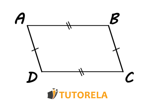 2 -In a square where each pair of opposite sides are equal to each other