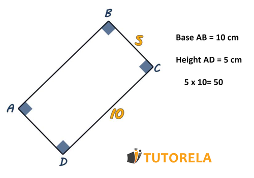 A4 - How to calculate the area of a diagonal rectangle