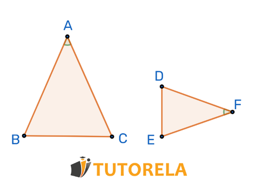 Exercise 4 - Given that the two triangles are isosceles