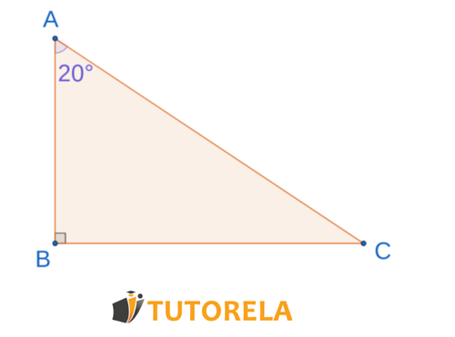 Exercise 9 Given the right triangle ABC.