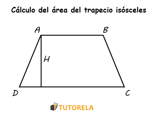 1- Cálculo del área del trapecio isósceles