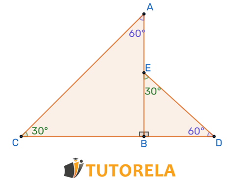 Exercise 1 Given ΔACB∼ΔBED.
