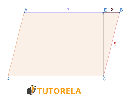 Image of Exercise 1 Given the parallelogram ABCD