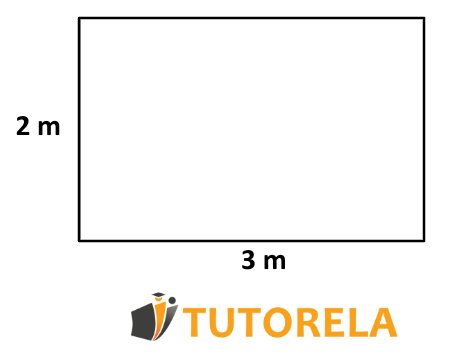 image of a 2m by 3m rectangle