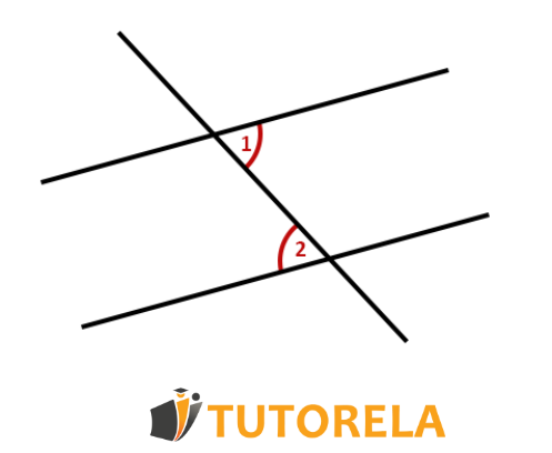 the alternate angles in the illustration are equal