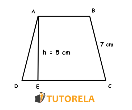 Exercise 3 Given an isosceles trapezium ABCD 5 cm