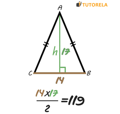 a1- Como calcular el área de un triángulo isósceles