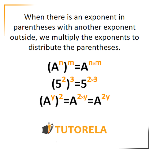 A - When there is a power inside parentheses.