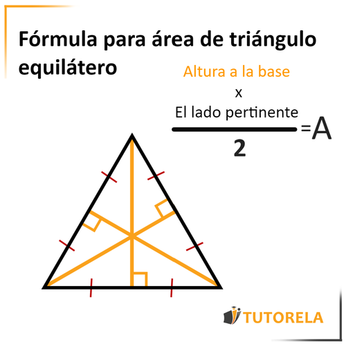 1 nuevo - Fórmula para área de triángulo equilátero