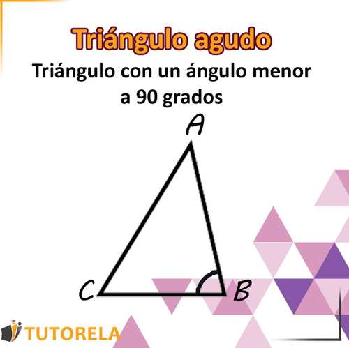1- Triángulo agudo