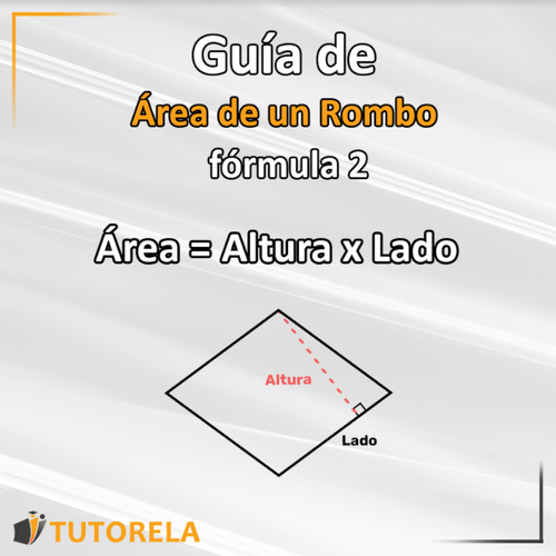 Formula del rombo segunda formula