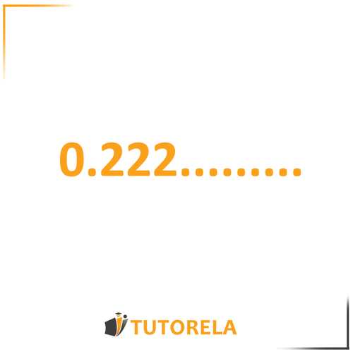 4a - The result obtained is, without a doubt, a repeating decimal