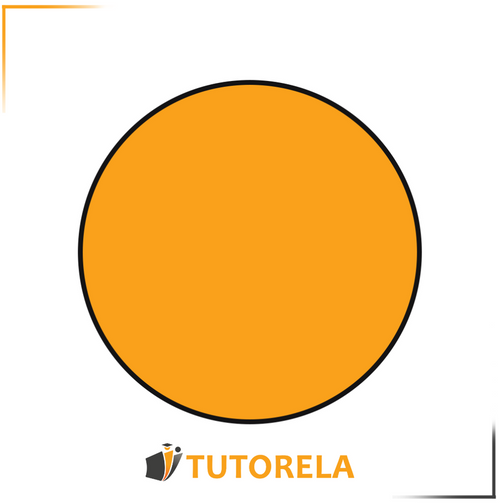 The area of the circle represents
