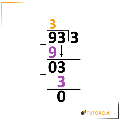 4 - Division of a two-digit number by a one-digit number