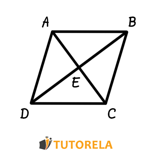 A - Diagonals of a rhombus