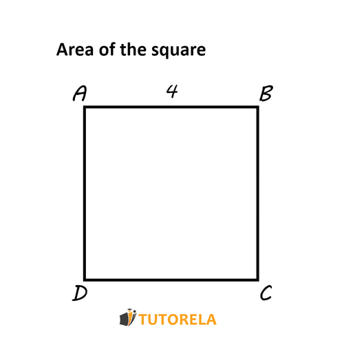 Area of a square | Tutorela