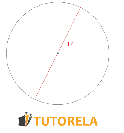 Exercise 8 - Given the circle whose diameter is 12