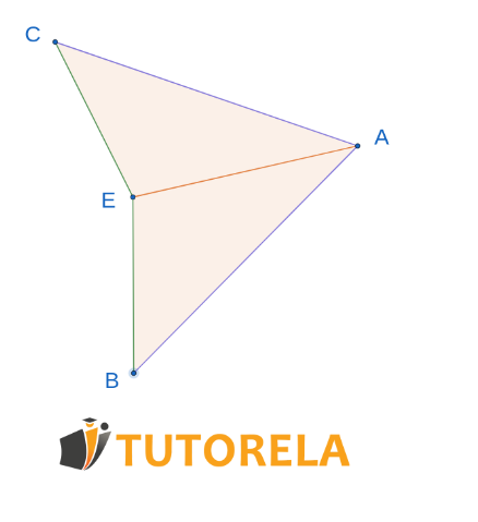 In the given figure EC=EB AC=AB