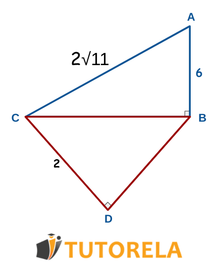 Exercise 3 Given the triangles in the drawing