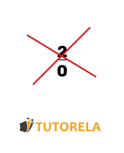 in mathematics you cannot divide by 0. That is, doing so would result in an invalid expression!