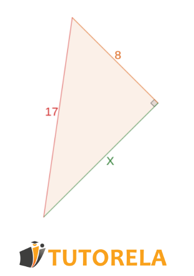Exercise 5 Given a right-angled triangle