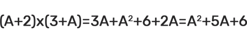 4- The distributive property