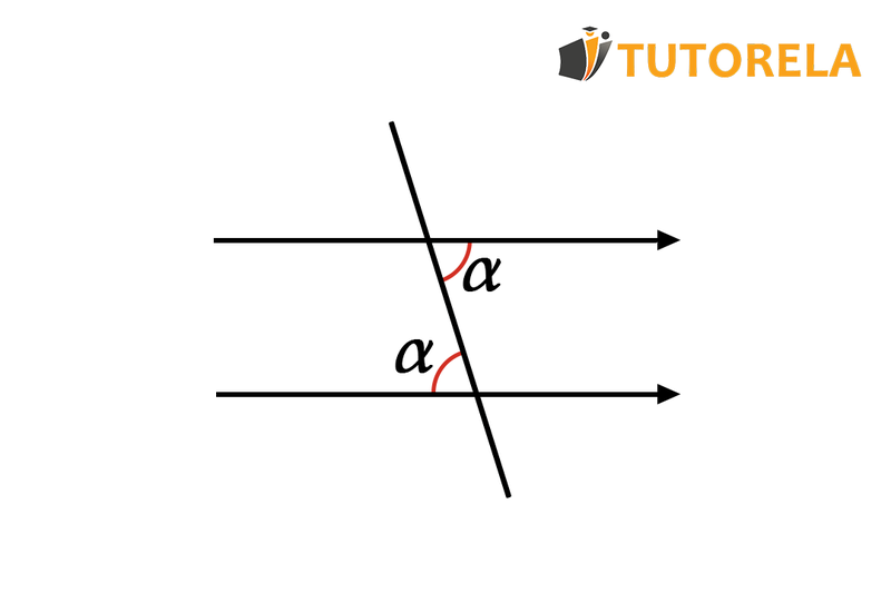 Alternate interior angles between parallels