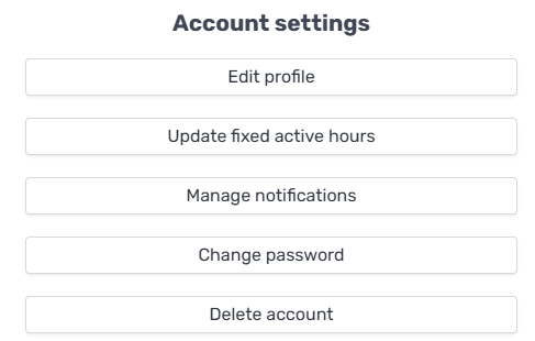 Click the "Edit profile" button