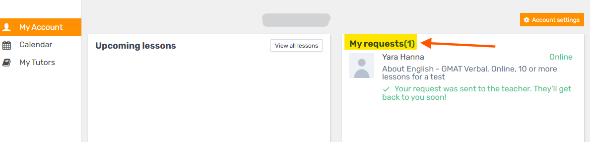 When you click the confirmation button, the system takes you straight to your calendar on the platform, where you can se