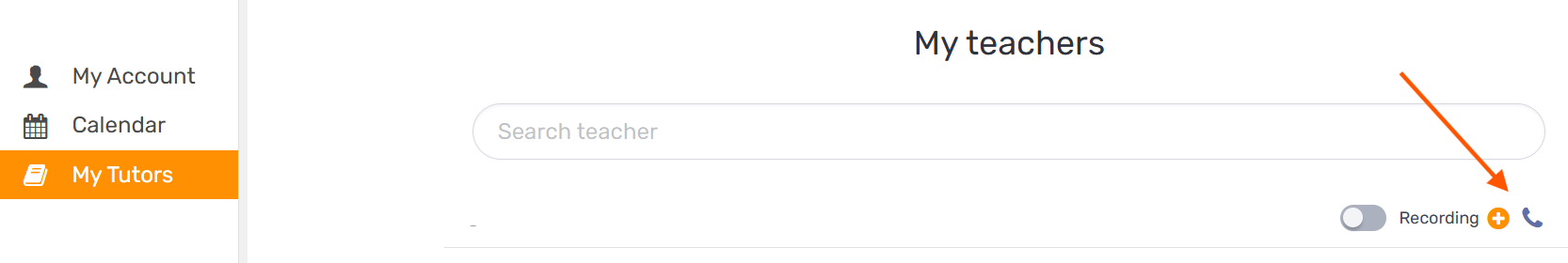 If the tutor hasn't reached out to you yet, you can contact them yourself: go to the "My tutors" tab in your profile on